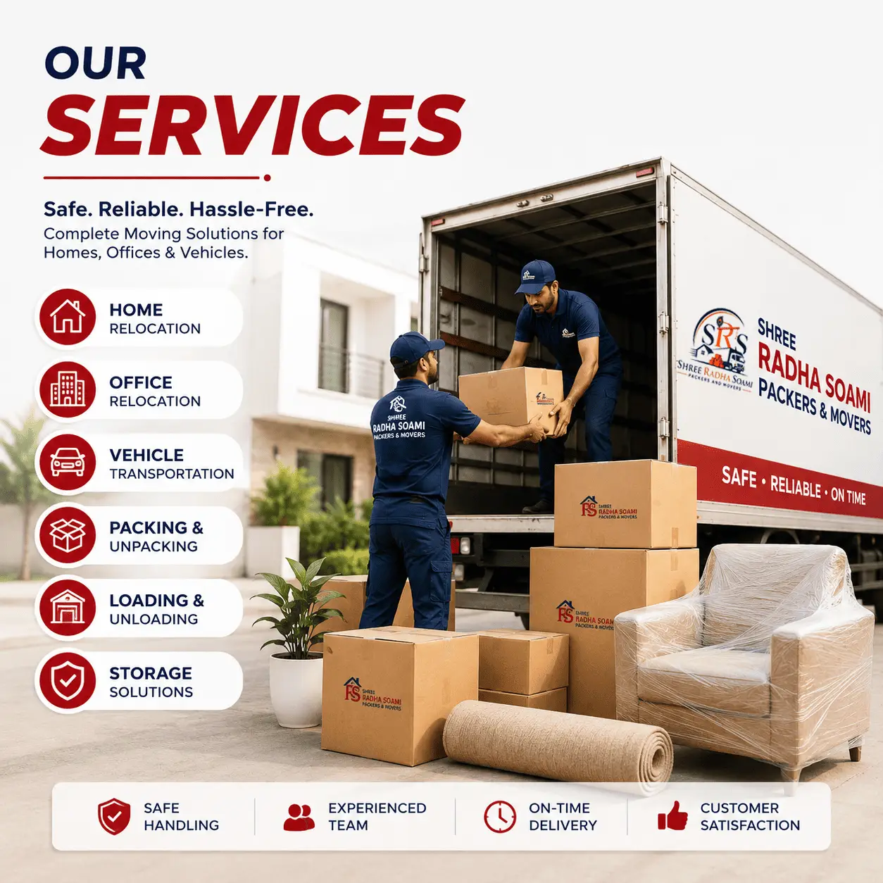 Packers and Movers Services in all India